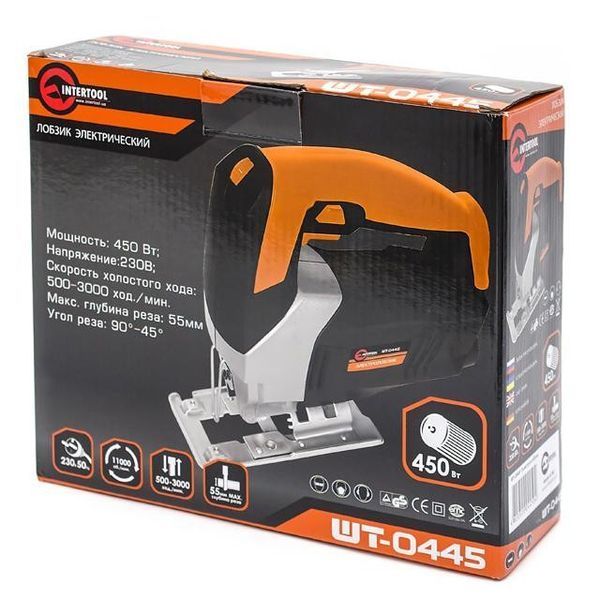 Электролобзик INTERTOOL WT-0445 WT-0445 фото