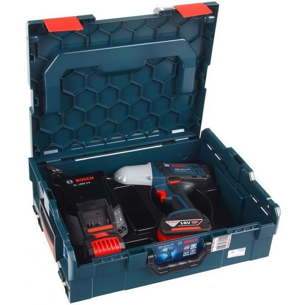 Гайковерт акумуляторний ударний Bosch GDS 18 V-LI HT 0.601.9B1.30A фото