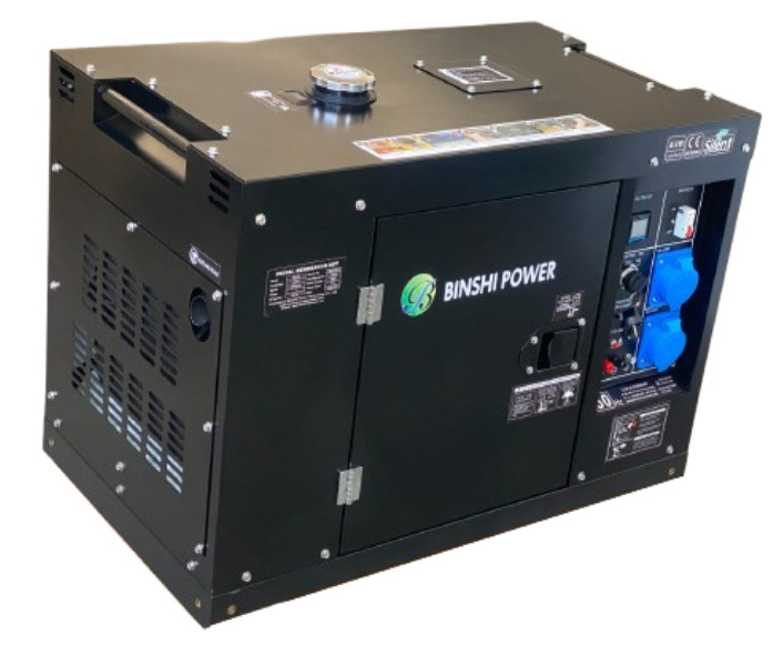Дизельний генератор Binshi Power BS10J (10 кВт, 1 фаза) BS10J_230 фото