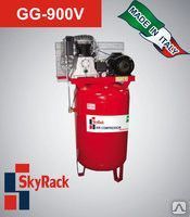 Компресор поршневий ремінний з вертикальним ресивером GG 900V 10320601 фото