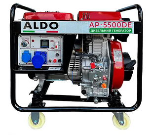 Генератор дизельний ALDO AP-5500DE (5.0-5.5 кВт) 005158 фото