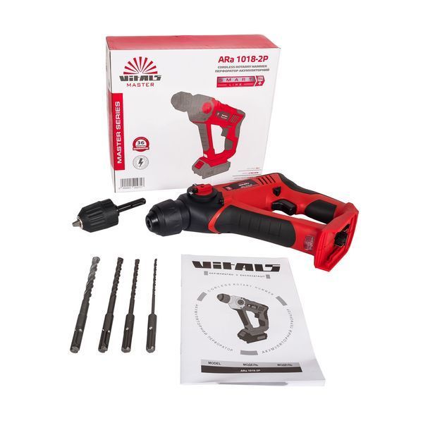 Перфоратор акумуляторний Vitals Master ARa 1018-2P SmartLine 120271 фото