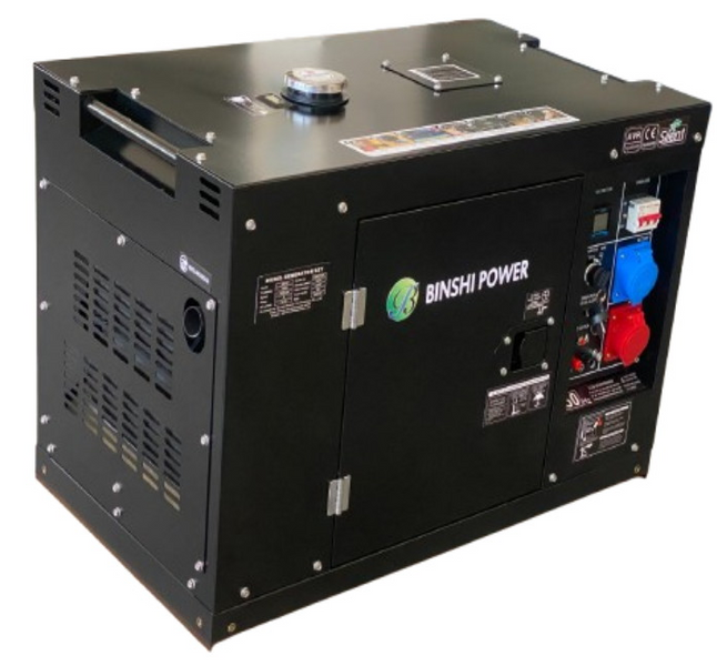 Дизельный генератор Binshi Power BS10J (10 кВт, 3 фазы) BS10J_400 фото