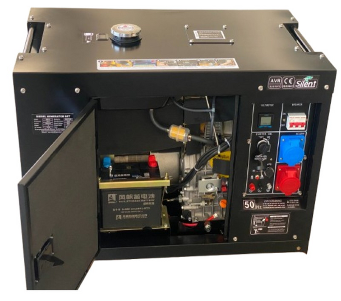 Дизельный генератор Binshi Power BS10J (10 кВт, 3 фазы) BS10J_400 фото