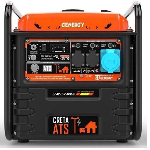 Генератор инверторный бензиновый GENERGY CRETA ATS 7,2 кВт (240017090) 240017090 фото