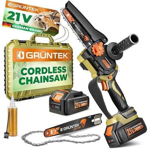 Мини-пила аккумуляторная GRUNTEK Li-Ion 21V 2Ah (295701800) 295701800 фото