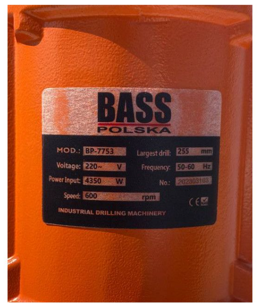 Установка алмазного буріння бетону Bass Polska BP-7753 BP-7753 фото