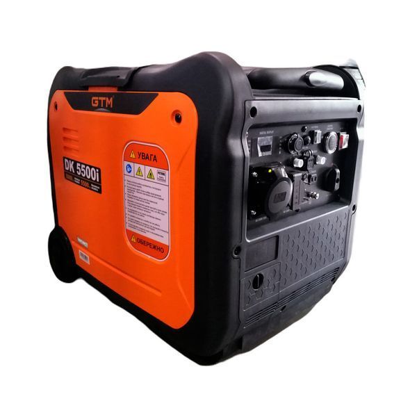 Генератор инверторный бензиновый GTM DK5500i (5.5 кВт) KA_34074 фото