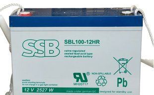 Аккумулятор гелевый SSB SBL100 -12HR 12V100Ah SBL100-12HR фото