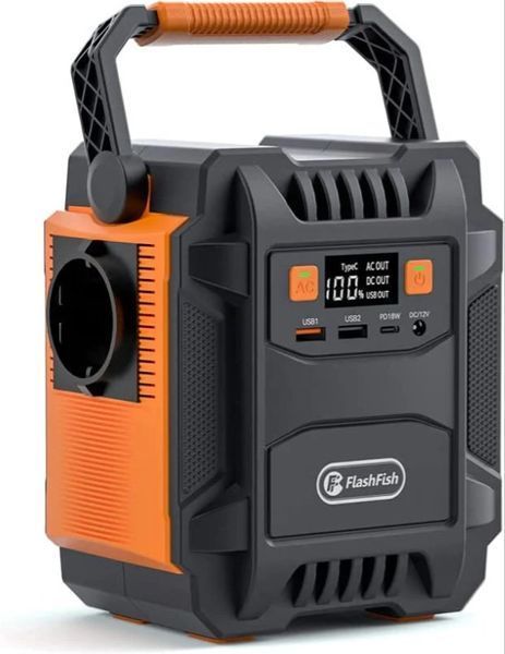Зарядна станція (200W, 48000 мАг, 220В, USB, PD, 12В, ліхтар) FLASHFISH A201 2013 фото