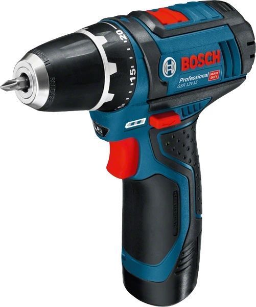 Шуруповерт аккумуляторный Bosch Professional GSR 12V-15 + наборы сверл и бит 0.601.868.10G фото