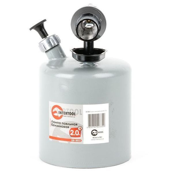 Лампа паяльная бензиновая 2.0 л INTERTOOL GB-0033 GB-0033 фото