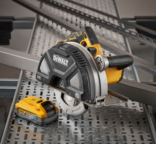 Пила дискова по металу акумуляторна DeWALT DCS383H2 DCS383H2 фото