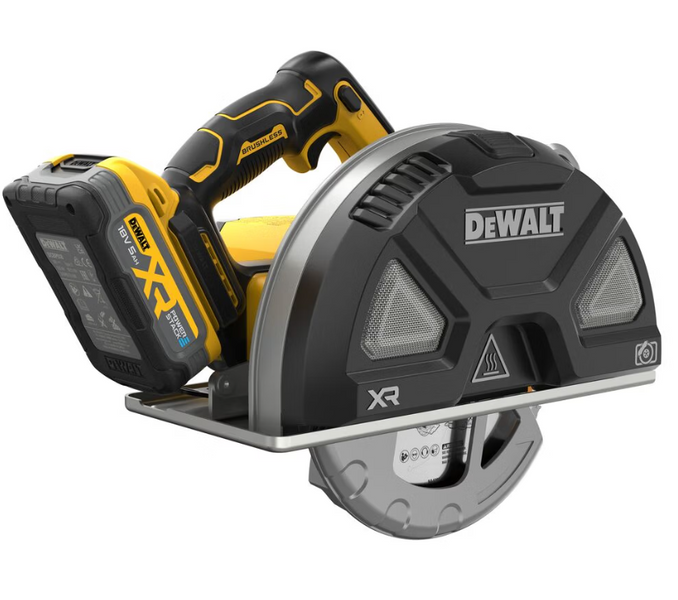 Пила дискова по металу акумуляторна DeWALT DCS383H2 DCS383H2 фото