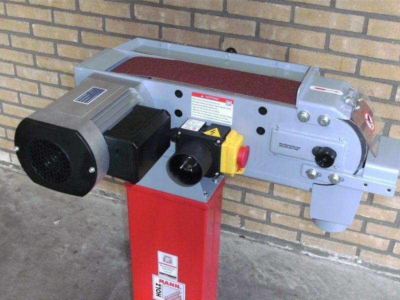 Стрічково-шліфувальний станок по металу Holzmann MSM 100L MSM100NEO_230V фото