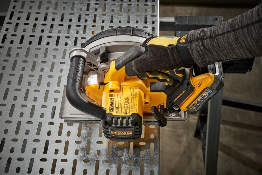 Пила дискова по металу акумуляторна DeWALT DCS383H2 DCS383H2 фото
