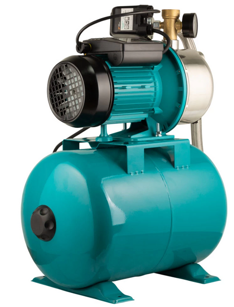 Насосная станция AQUATICA 775098/24 (1.1кВт, Hmax 50м, Qmax 60л/мин, 24л) 775098/24 фото