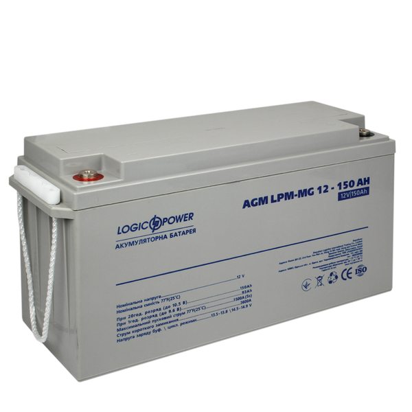 Акумулятор мультигелевий LPM-MG 12V - 150 Ah 4197 фото