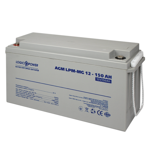 Акумулятор мультигелевий LPM-MG 12V - 150 Ah 4197 фото