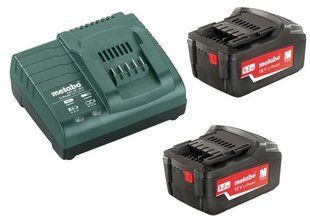 Базовий комплект Metabo 2 акумулятора x 5,2 Аг + зарядний пристрій ASC 30 &ndash; 36 В 685051000 фото