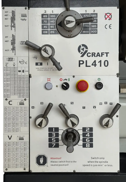 Універсальний токарно-гвинторізний верстат 9craft PL410х1500 PL410_1500 фото