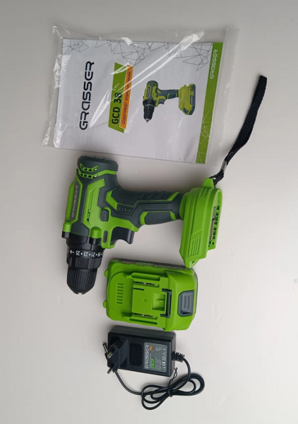 Шуруповерт акумуляторний Grasser GCD 38 G0001 фото
