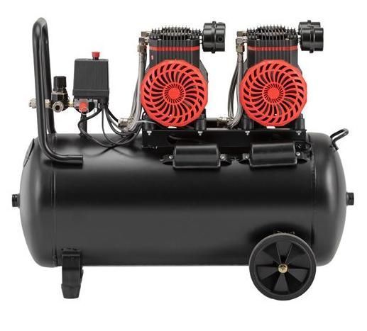 Компресор безмасляний INTERTOOL PT-0038 (50 л, 2х1.5 кВт, 220 В, 8 атм, 500 л/хв) PT-0038 фото