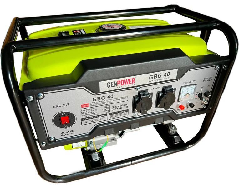 Генератор бензиновий GENPOWER GBG 40 (3,2 кВт) GBG40 фото