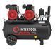 Компресор безмасляний INTERTOOL PT-0038 (50 л, 2х1.5 кВт, 220 В, 8 атм, 500 л/хв) PT-0038 фото 7