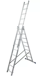 Алюминиевая трехсекционная лестница VIRASTAR TRIOMAX VTL039 (3x9 ступеней) VTL039 фото