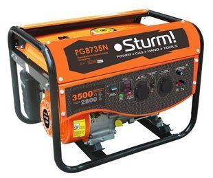 Генератор бензиновий Sturm PG8735N (3500 Вт) PG8735N фото