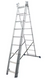 Алюминиевая трехсекционная лестница VIRASTAR TRIOMAX VTL039 (3x9 ступеней) VTL039 фото 3