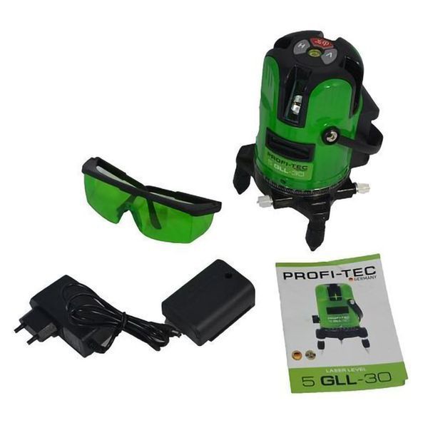 Лазерный нивелир PROFI-TEC 5GLL-30 Professional 003233 фото