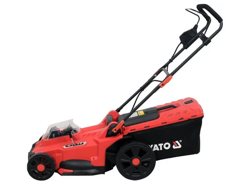 Акумуляторна газонокосарка YATO YT-85224 (2X18 B, 43см, 4 Ач) YT-85224 фото