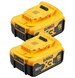 Набор аккумуляторных батарей DeWALT DCB184P2