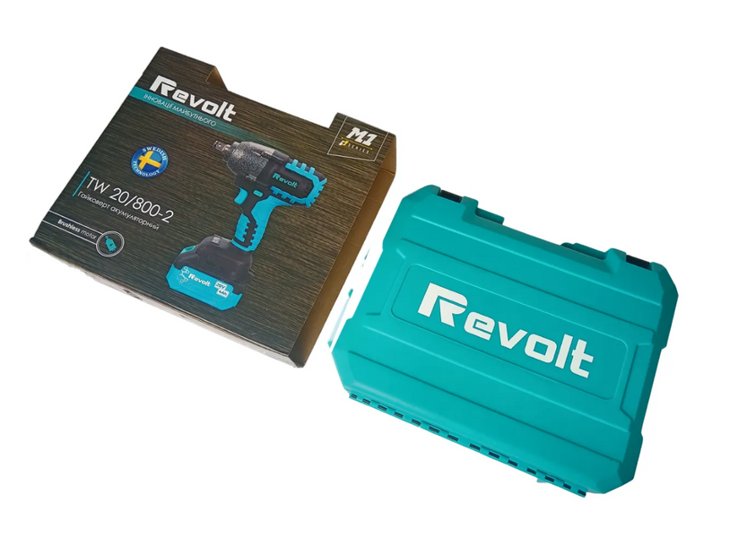Гайковерт аккумуляторный Revolt TW 20/800-2 (M1) r0440 фото