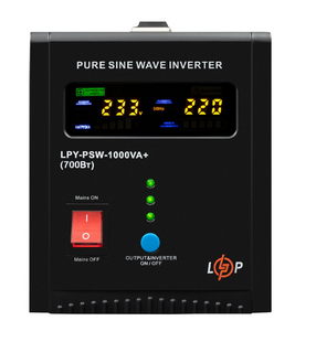 ДБЖ LogicPower LPY-PSW-1000VA+ (700Вт) 22871 фото