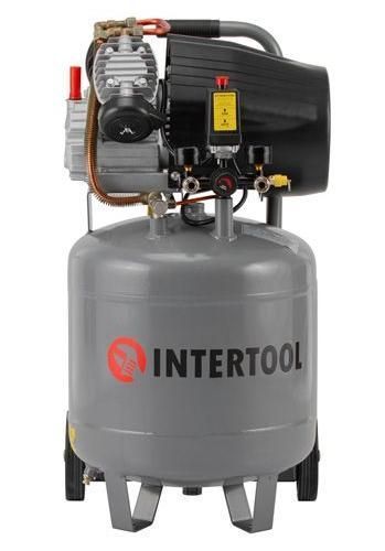 Компрессор вертикальный INTERTOOL PT-0018 (80 л, 2.2 кВт, 220 В, 8 атм, 354 л/мин) PT-0018 фото