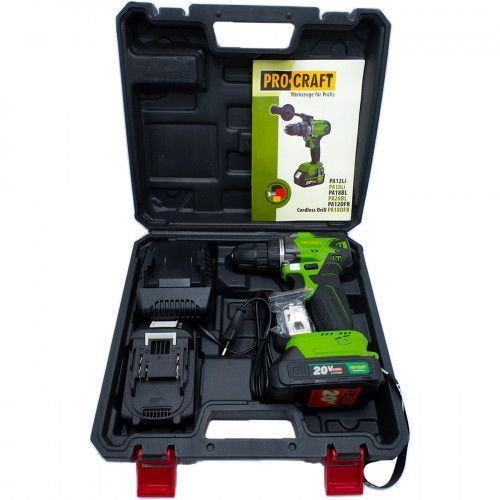 Шуруповерт аккумуляторный Procraft PA20BL UNIVERSAL 000200 фото