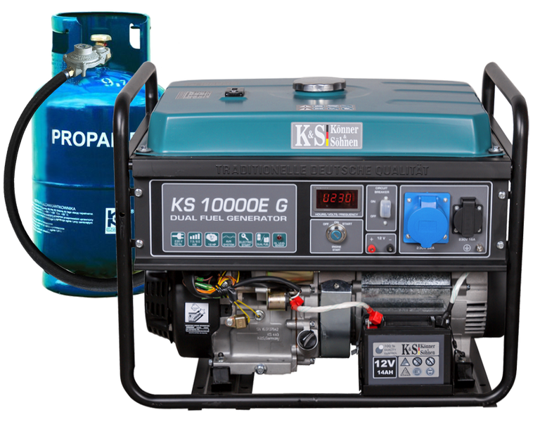 Генератор газ/бензин Konner&Sohnen KS 10000E G 000006124 фото