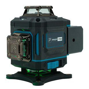 Лазерный нивелир PROFI-TEC PGL 4D 1640 (40 м, 16 линий, зеленый луч) 005906 фото