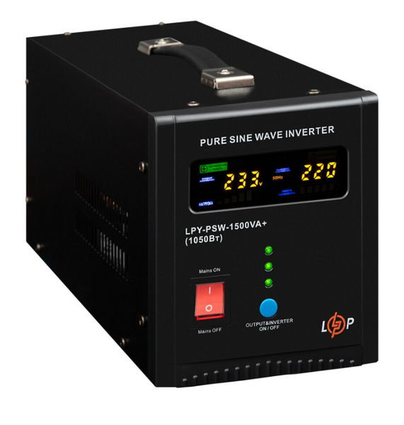 ДБЖ LogicPower LPY-PSW-1500VA+ (1050Вт) 22872 фото