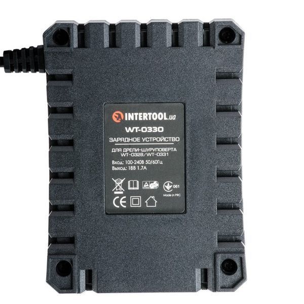 Зарядний пристрій до шуруповерта INTERTOOL WT-0330 (Li-Ion, 18В) для WT-0328/WT-0331 WT-0330 фото