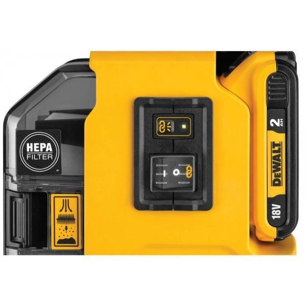 Пилосос акумуляторний безщітковий DeWALT DWH161D1 DWH161D1 фото
