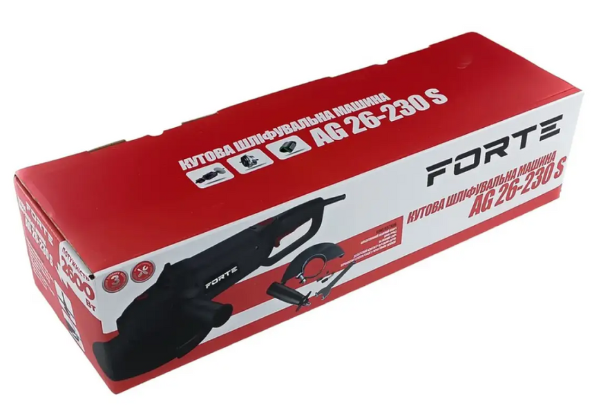 Шліфмашина кутова (болгарка) Forte AG 26-230 S 87493 фото
