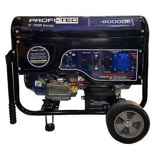 Генератор бензиновий PROFI-TEC PE-7000GE (7.0 кВт, електростартер) 004764 фото