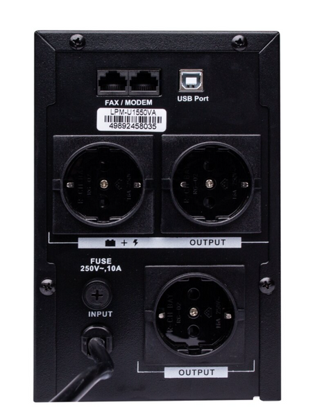 Источник бесперебойного питания (ИБП) LogicPower LPM-U1550VA (1085Вт) 4989 фото