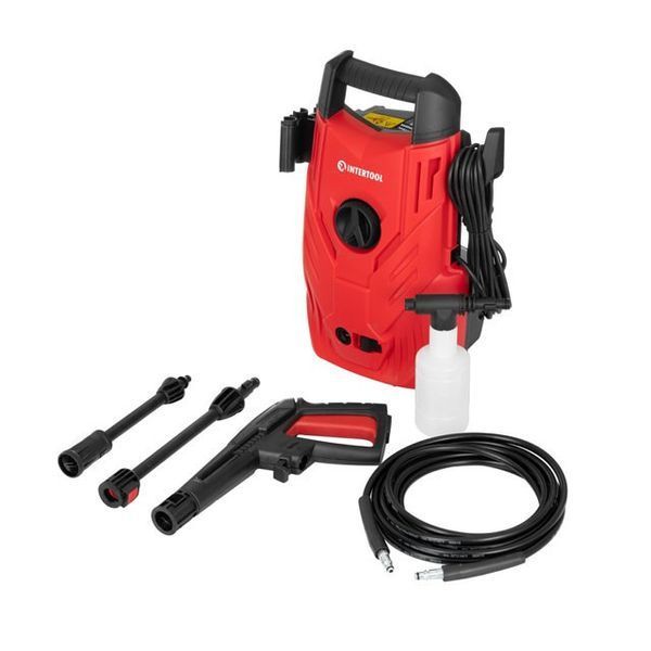 Мойка высокого давления 1200Вт, ном.5.5 л/мин, макс. 6.5 л/мин, 70-100бар INTERTOOL DT-1502 DT-1502 фото