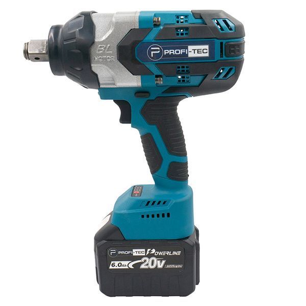 Гайковерт акумуляторний PROFI-TEC DTW1001BL POWERLine (2 х 6.0 Aг, зарядний пристрій) 005137 фото