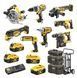 Набор из восьми инструментов аккумуляторных DeWALT DCK856P4 DCK856P4 фото 1